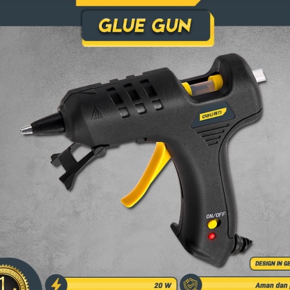 

Pilihan Deli Glue Gun Lem Tembak 2 W 7mm Pencairan Lem Stabil DL422