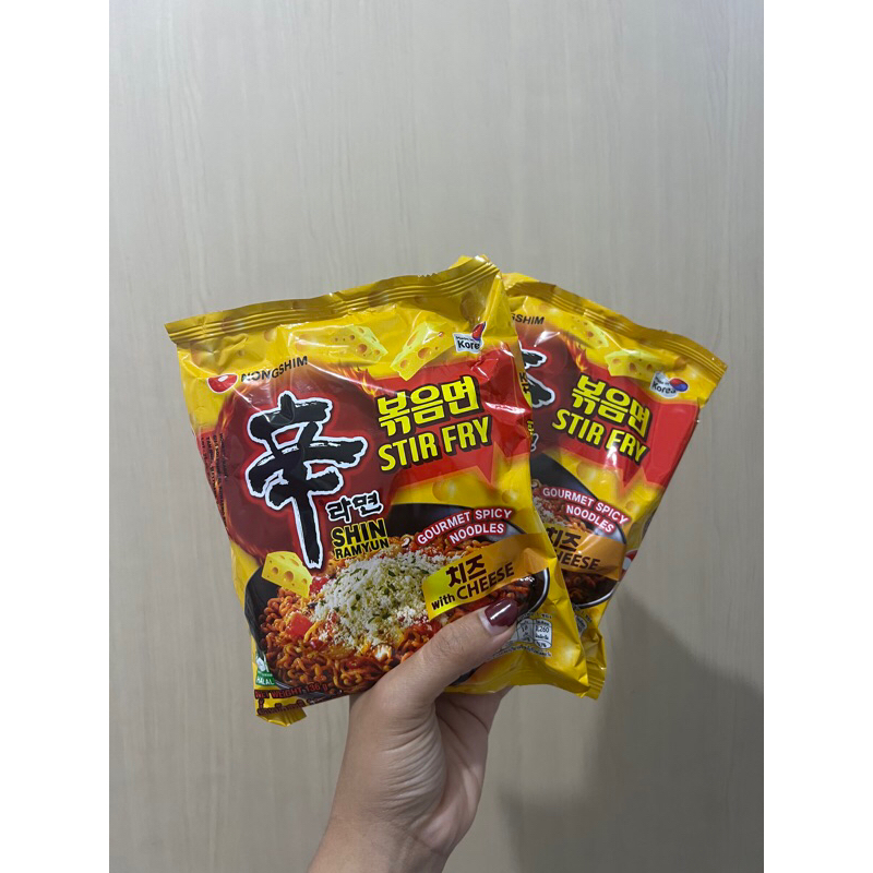 

NONGSHIM SHIN RAMYUN STIR FRY WITH CHEESE