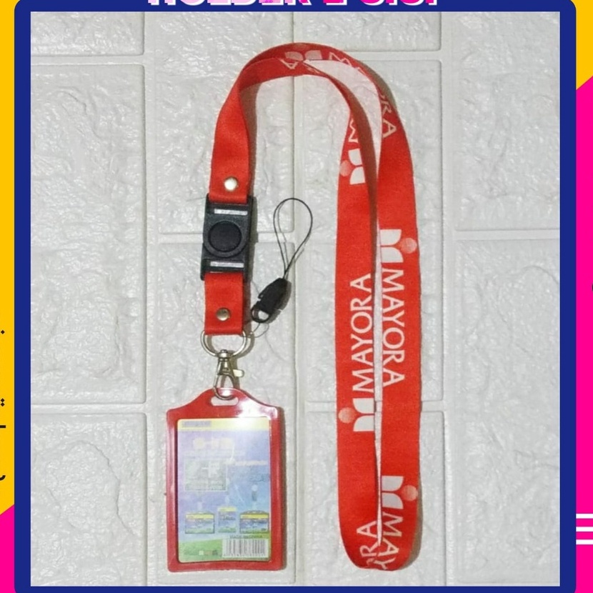 

Terkini Lanyard MAYORA Tali Gantungan ID Card Free Strap Flashdisk