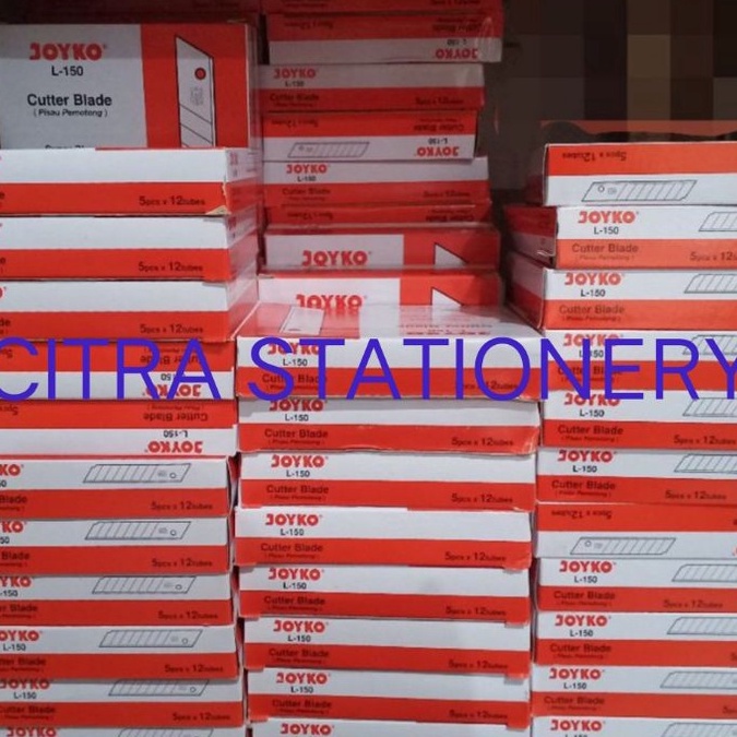 

Tawaran Isi Cutter Besar L 15 Joyko Harga per pack isi 12 tube