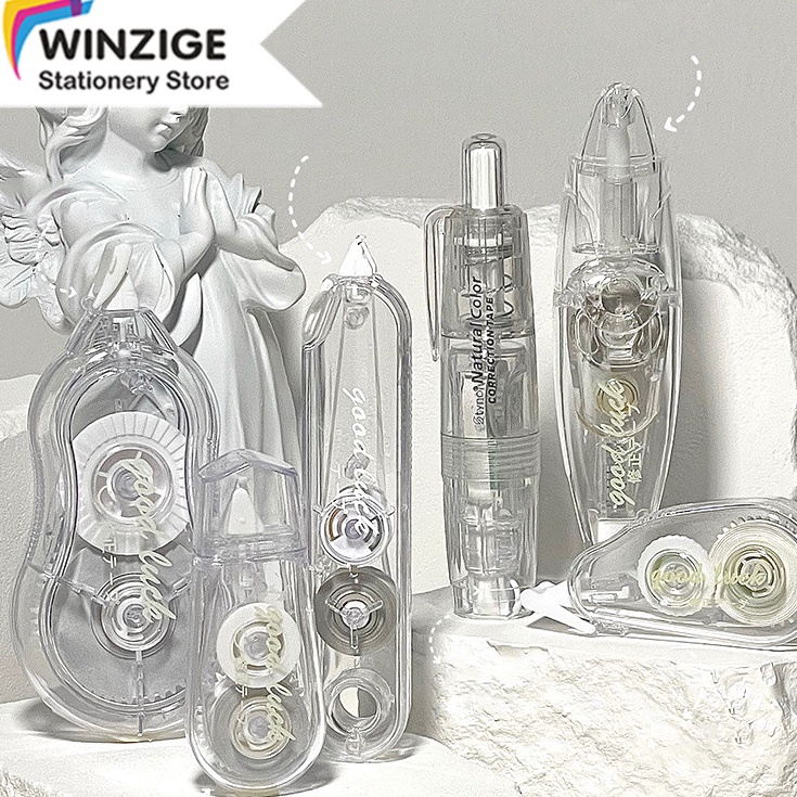 

Premium Winzige Combo 6 Tip ex Kes Correction Tape Lucu Transparan Pita Koreksi Mekanik Aesthetic Alat Tulis Stationery