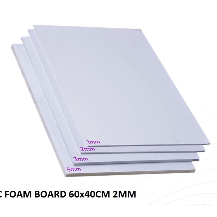 

Hot PVC foam board 60x40CM 2mm