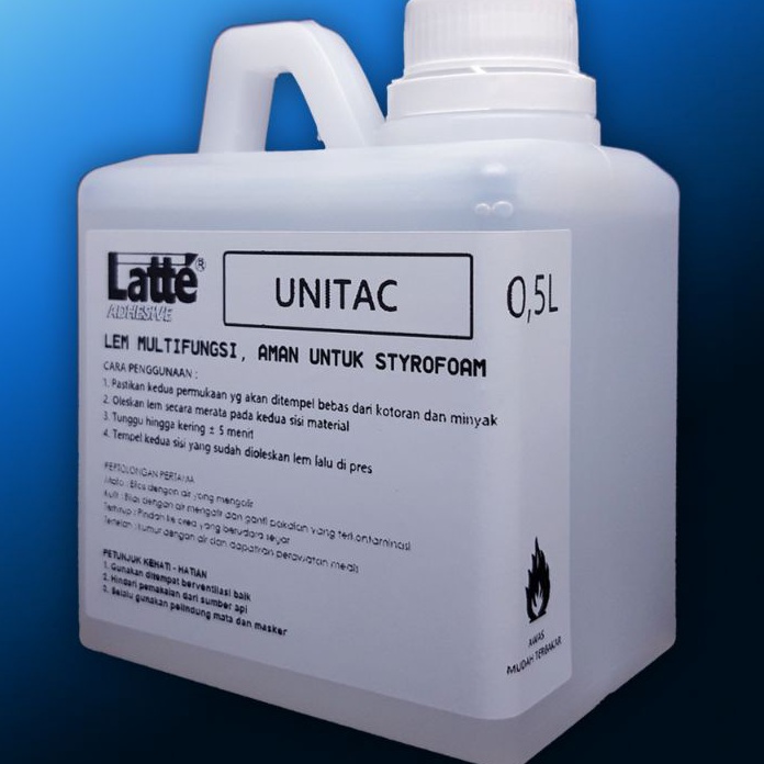 

KF7 Jual lem styrofoam cair LATTE UNITAC 5 gr untuk gabus prakarya