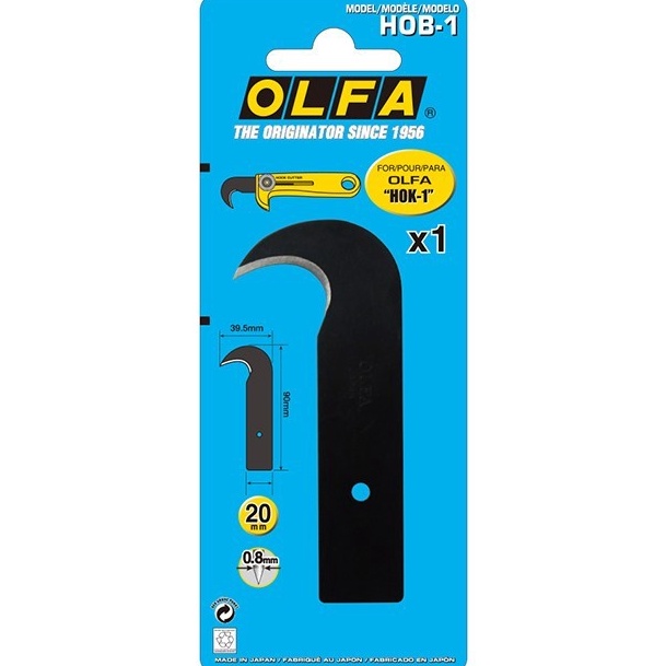 

Wow Refill Cutter HOK1 Spare Blade HOB1 1pcs per pack Olfa Original