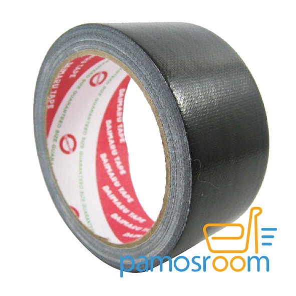 

KF7 Daimaru Cloth Tape 48mm LAKBAN KAIN 48mm x 12 meter HITAM DAIMARU LAKBAN JILID DAIMARU ClothTape