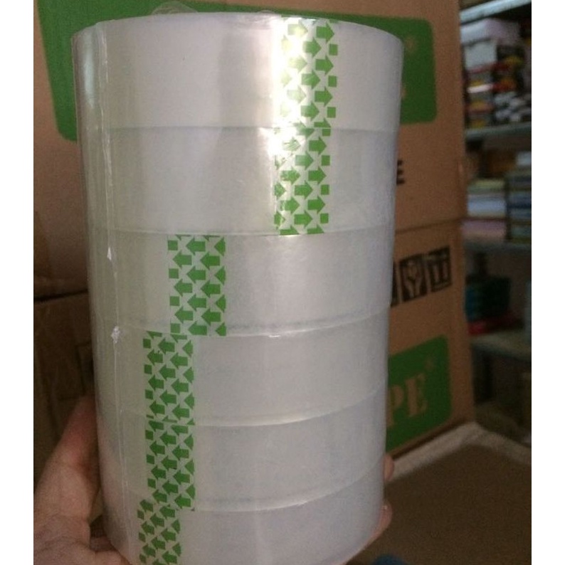 

Termurah Isolasi GOLDTAPE 1 Inci 1PACK isi 6pcsSelotip 24mmLakban TanggungCellotape