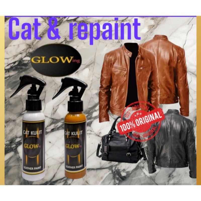cat tas kulit jaket sepatu kanvas midsol leather repaint poles semir warna hitam putih coklat jok me