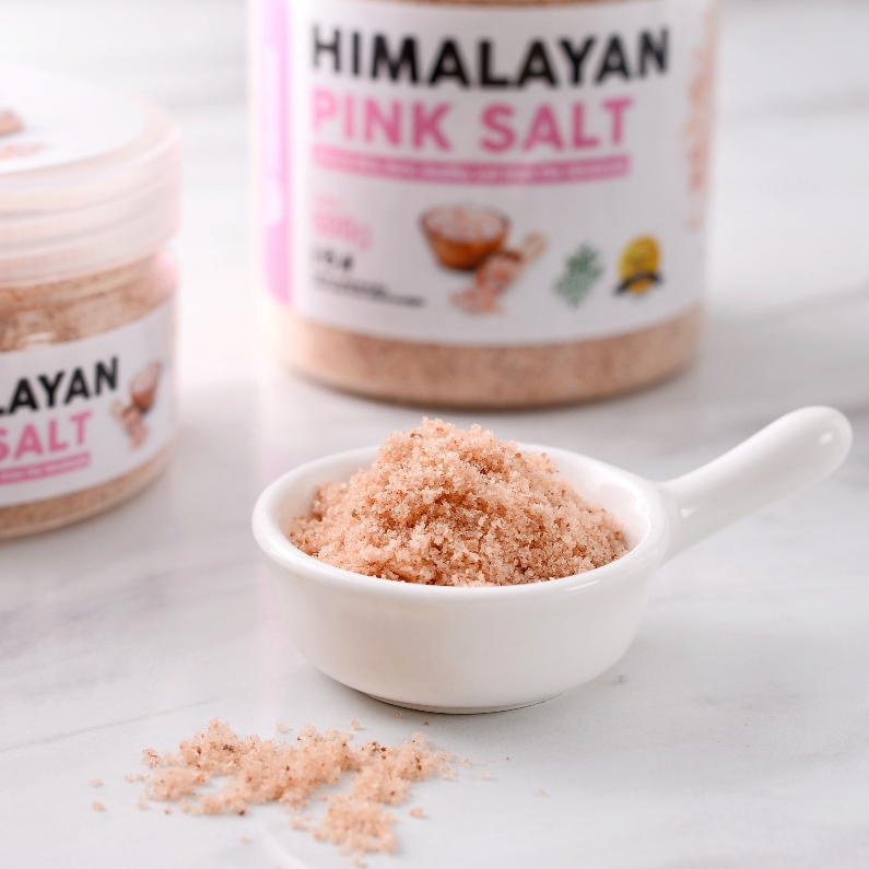 

RK60 Paket Diet Detox 2in1 Garam Himalaya Premium & Chia Seeds Organik Organic Himalayan Pink Salt