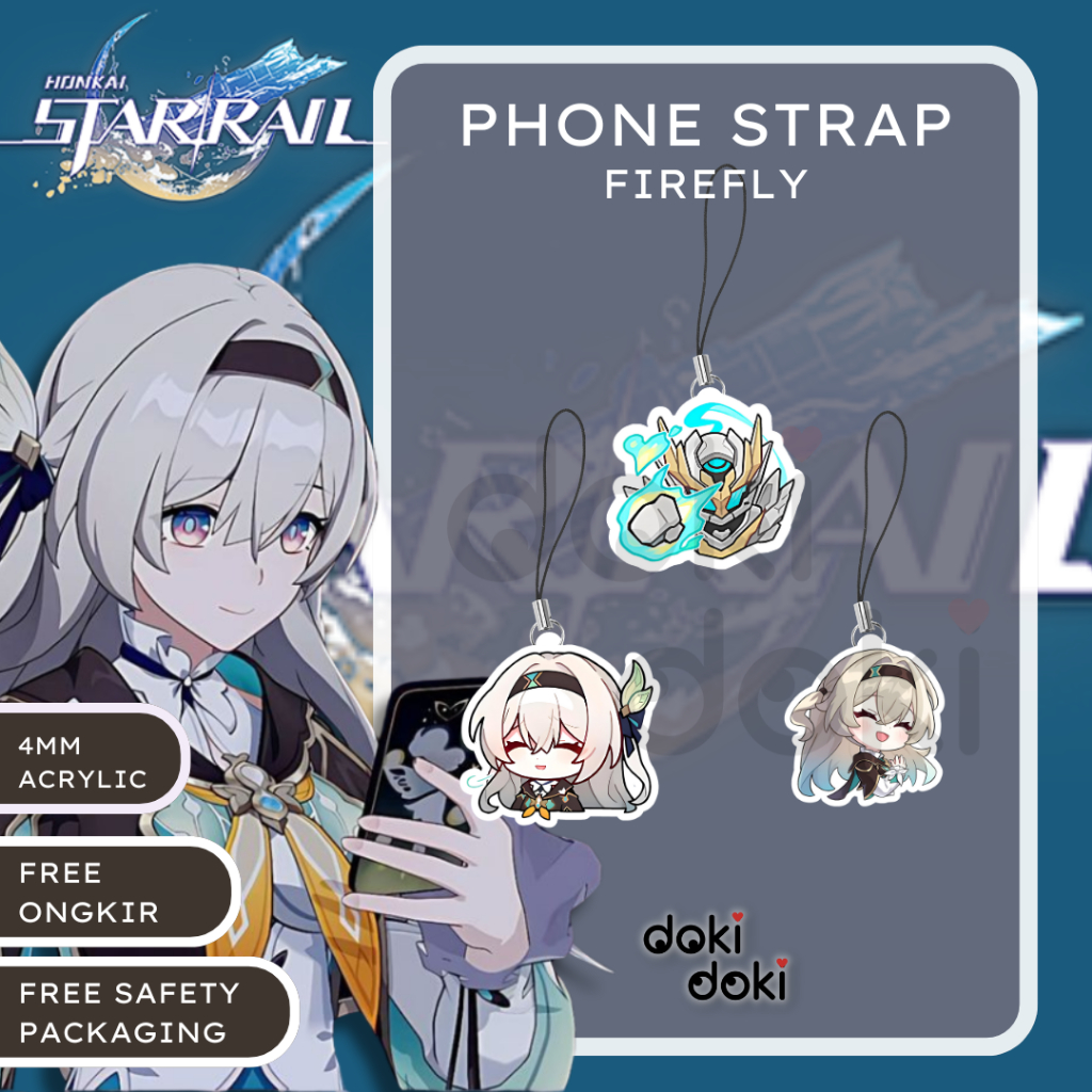 PHONE STRAP HP FIREFLY HONKAI STAR RAIL