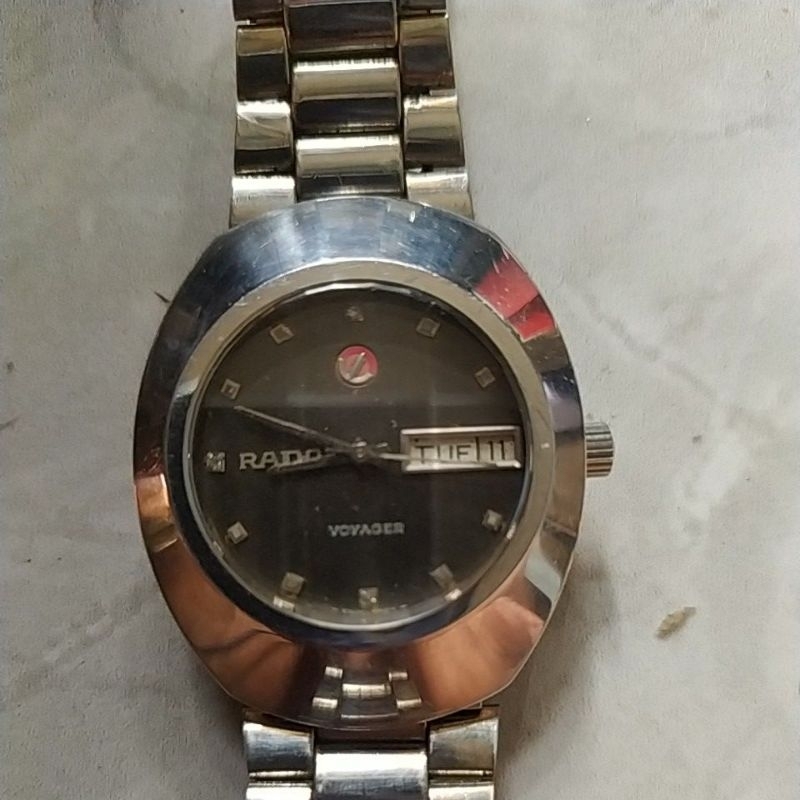 jam tangan rado Voyager vintage bekas/second