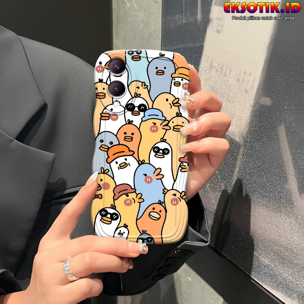 Case Vivo Y17S Gelombang - Casing Vivo Y17S - Silikon Vivo Y17S - Softcase Vivo Y17S - Kesing Vivo Y