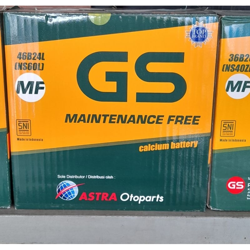 Aki/Accu Merk GS ASTRA (ASLI) Type MF/KERING NS60L
