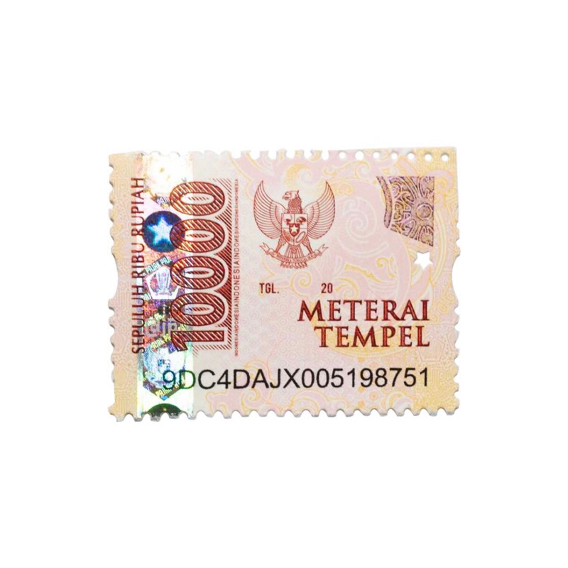 

Materai tempel 10000