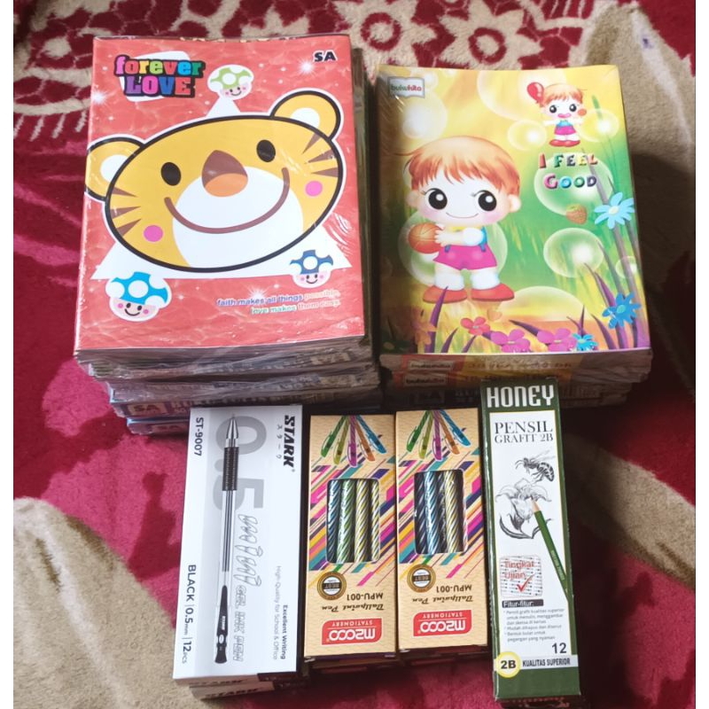 

BUKU TULIS BIASA MURAH ISI 30 1pack/10pcs