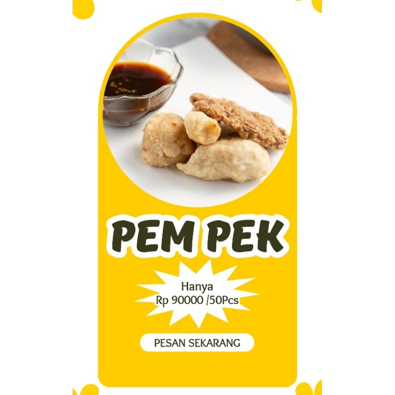 

PEMPEK PROZEN ASLI PALEMBANG 50 PCS