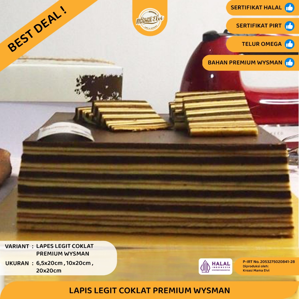 

Lapis Legit Coklat Premium Wysman