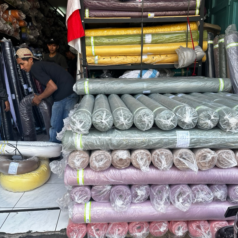 1 Rol Kain Katun Linen Rami 50 yard Kahatex