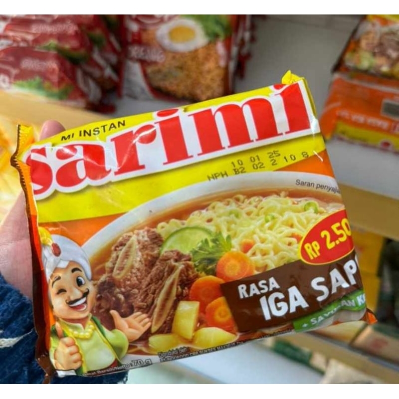 

Sarimi Mie Instan Goreng Mie Kuah Kaldu Mie Iga Sapi Satuan