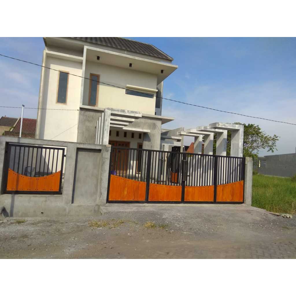 pagar minimalis kombinasi conwood