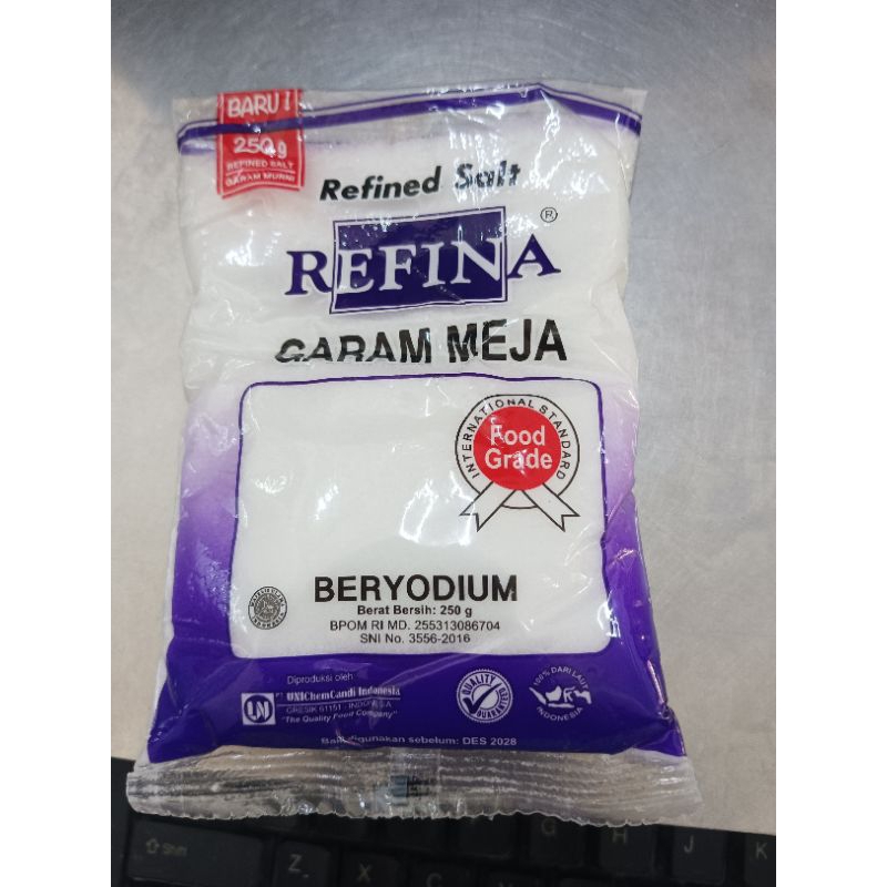 

GARAM REFINA 250 GRAM BER YODIUM