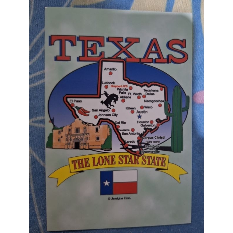 

Kartu pos texas amerika