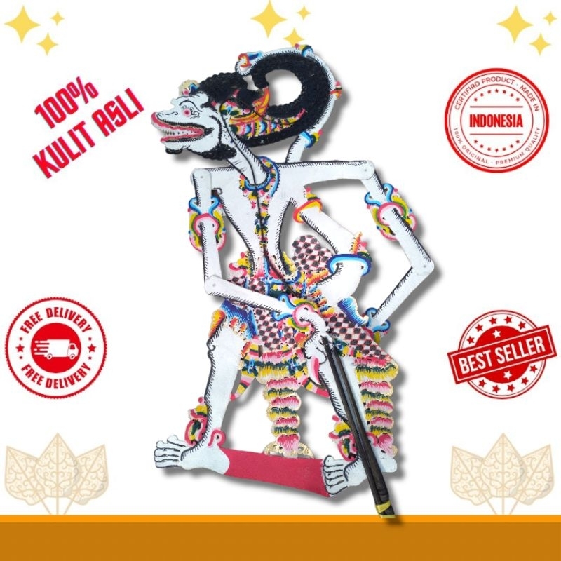 wayang kulit sapi asli Anoman/Hanoman -+60cm