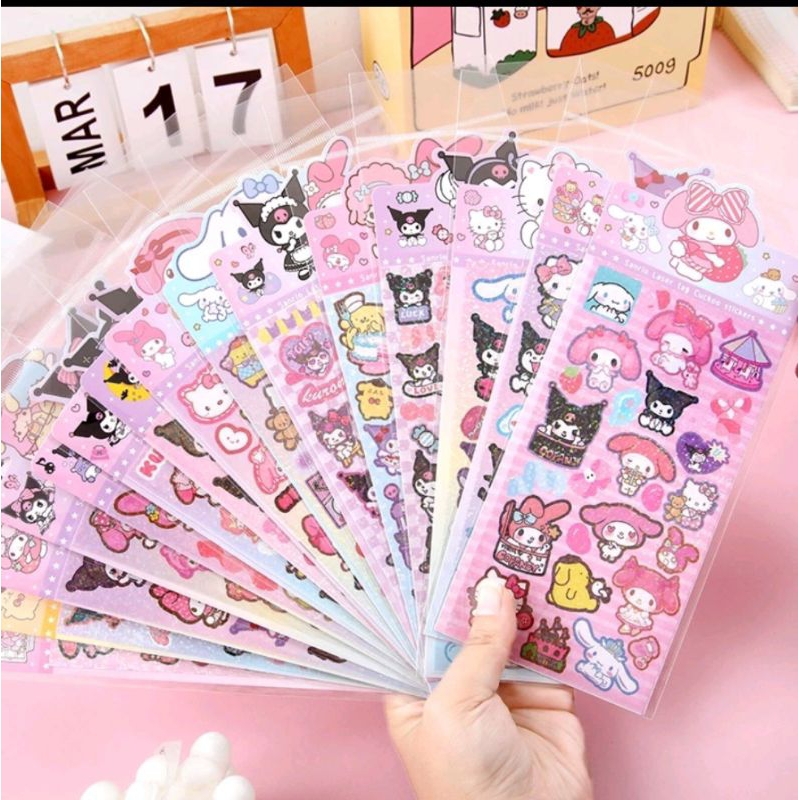 

STICKER SANRIO KARAKTER HOLOGRAM