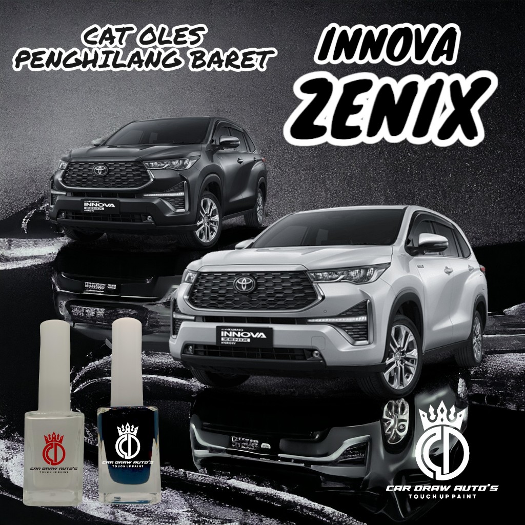 Cat Oles Mobil Toyota Innova Zenix Hitam Putih Grey Silver Terbaru