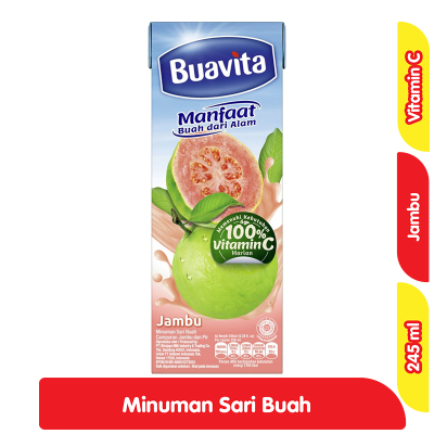 

Buavita Minuman Sari Buah Jambu 245 mL