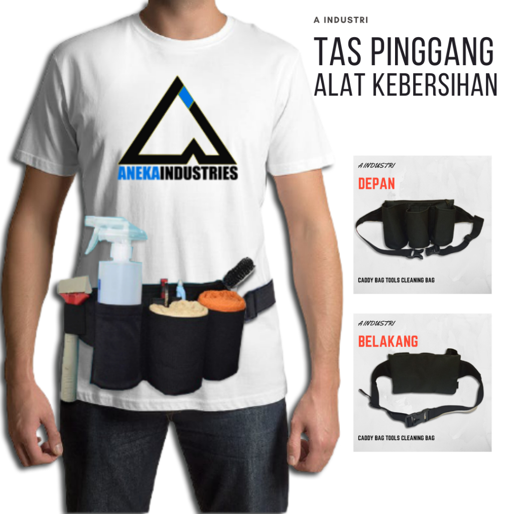 Tas Cleaning Service Tempat Alat Alat Kebersihan OB Tas Multifungsi