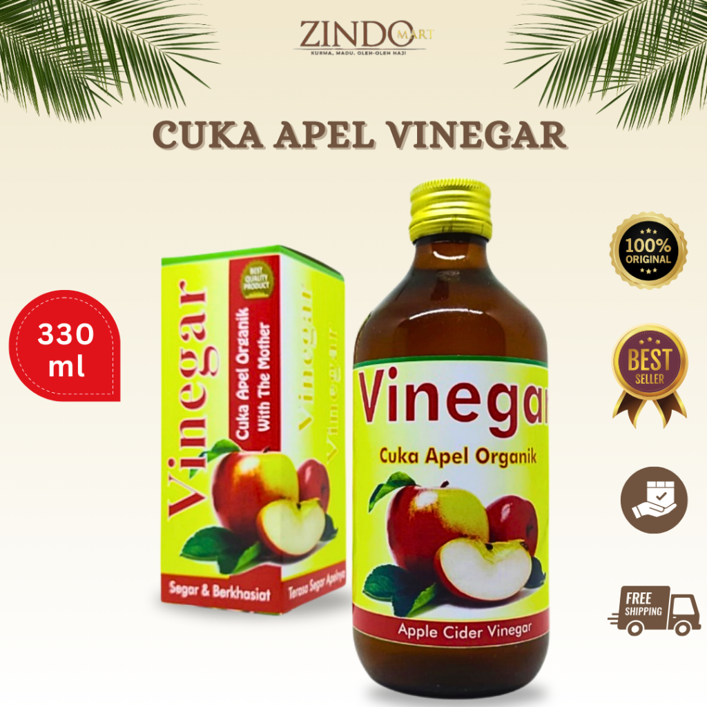 

VINEGAR CUKA APEL 330 ML / APPLE CIDER VINEGAR ORGANIC