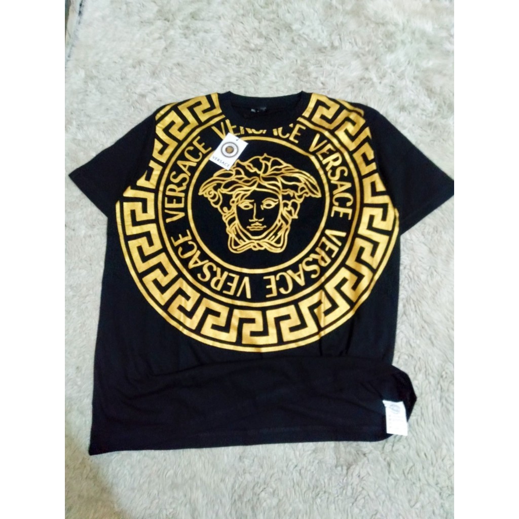 KAOS BAJU VERSACE SIGNATURE PRIA WANITA COD COMBED 24S