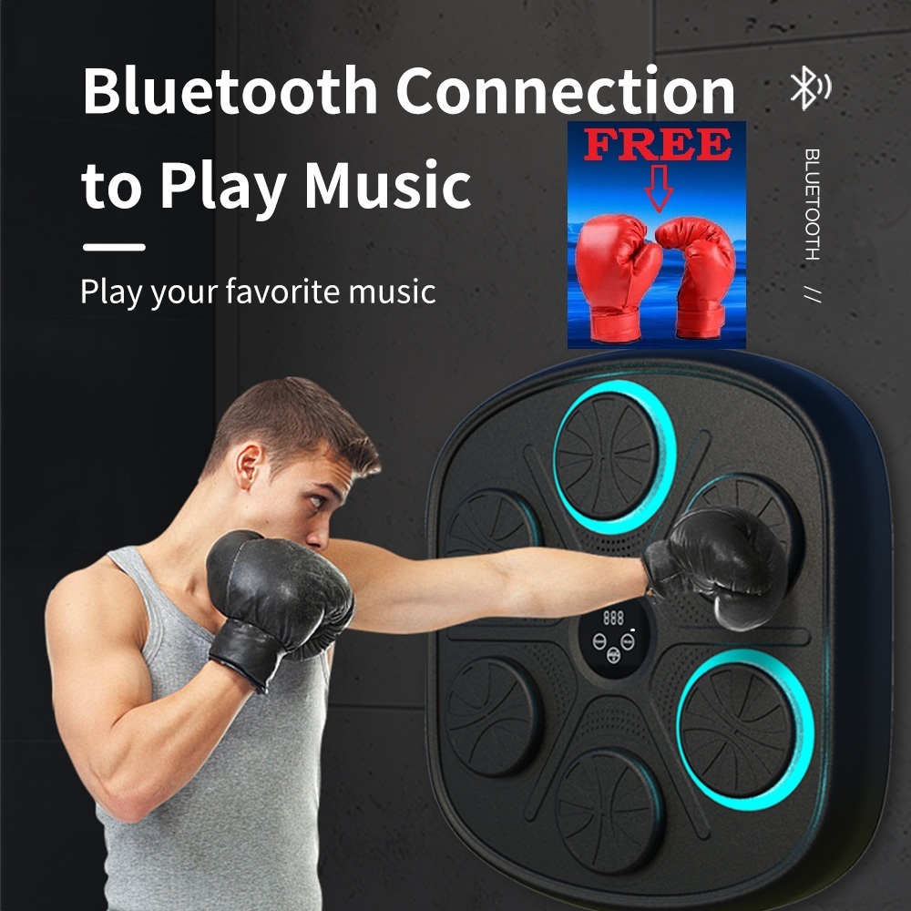 Music Boxing Machine Samsak Musik Samsak Dinding Kotak Musik Tinju