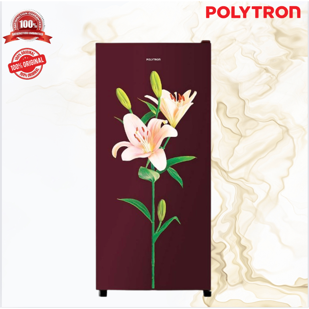 KULKAS 1 PINTU POLYTRON 180 LITER PRB187PR/PRB-187PR/PRB 187PR/POLYTRON/KULKAS 1 PINTU/KULKAS LOW WA