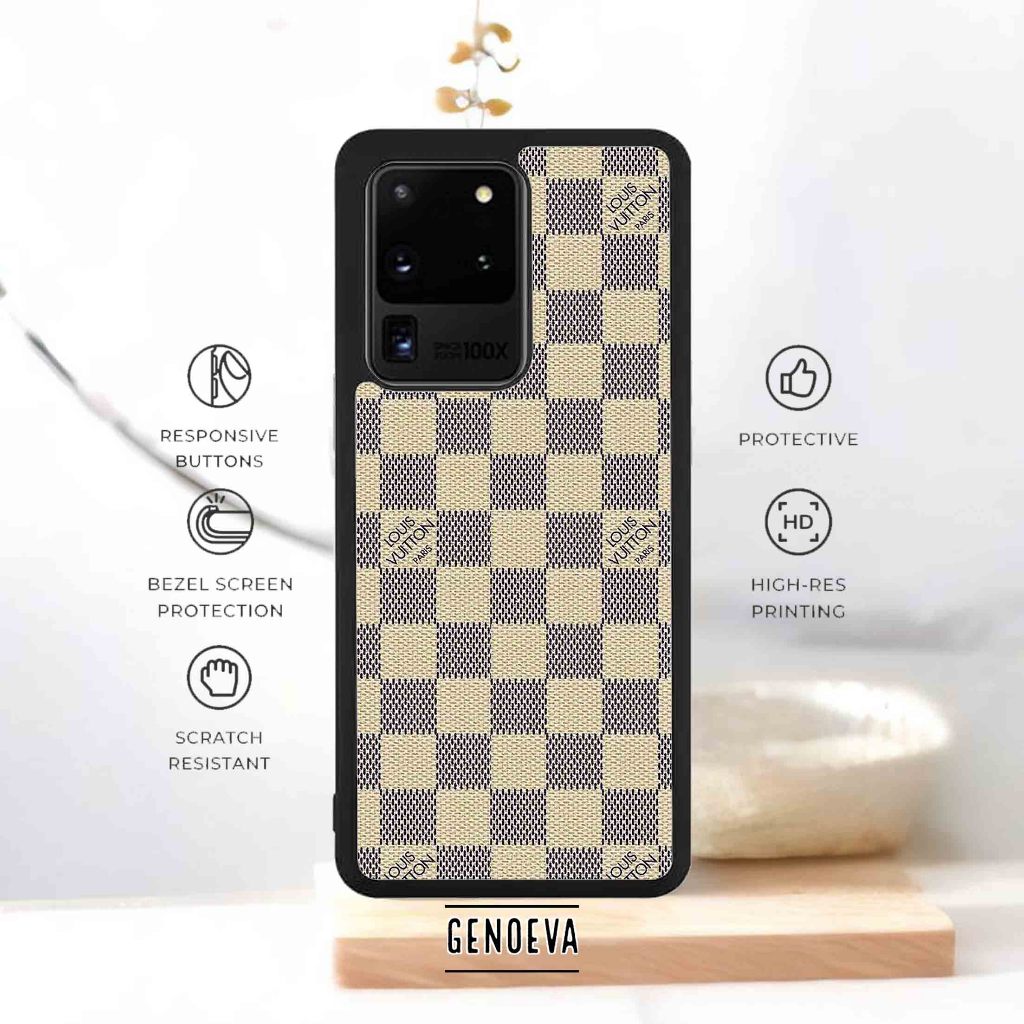 Premium softcase Rubber High Quality Samsung Custom Louis Vuitton Samsung Galaxy S22 S20 S21 S10 cas