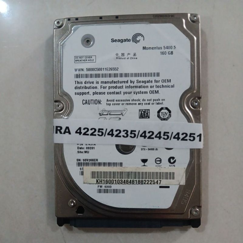 HARDISK MESIN FOTOCOPY CANON IRA-4235/4245/4251