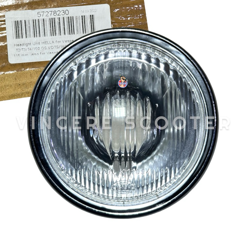 Headlamp Lampu Depan Hella SIP Vespa VGLA VGLB Kongo T4 GSVS