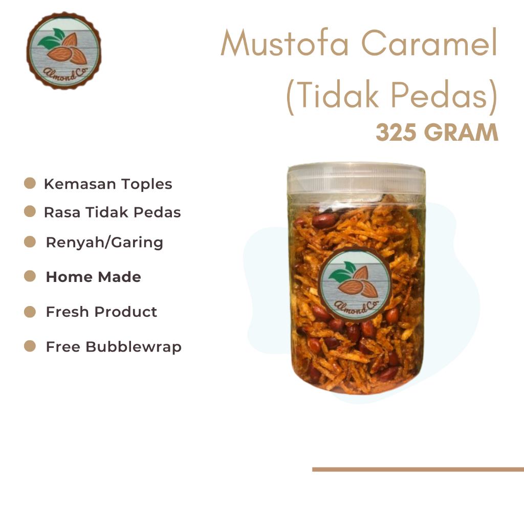 

Kentang Kering Mustofa Caramel (Tidak Pedas) 325gr