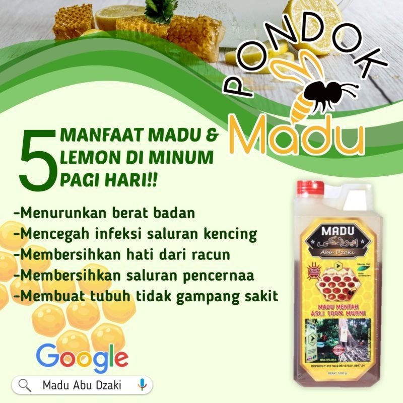 

madu hutan asli abu dzaki murni 100% 1000gr