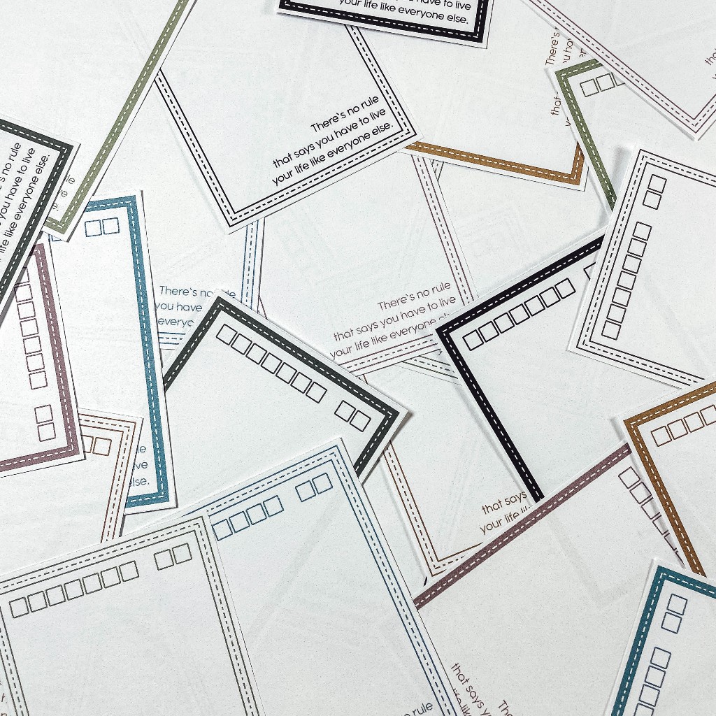 

24pcs Memo Paper: Frame 1 DIY Kertas Dekorasi Journal Journaling Bujo Scrapbooking by KaoyaShop