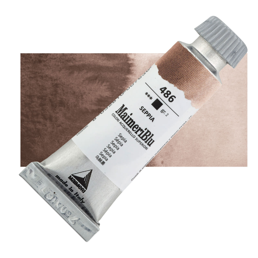 

Cat Air Lukis Maimeri Blu Watercolour 12ml MaimeriBlu Sepia 486 M1609486 - PC