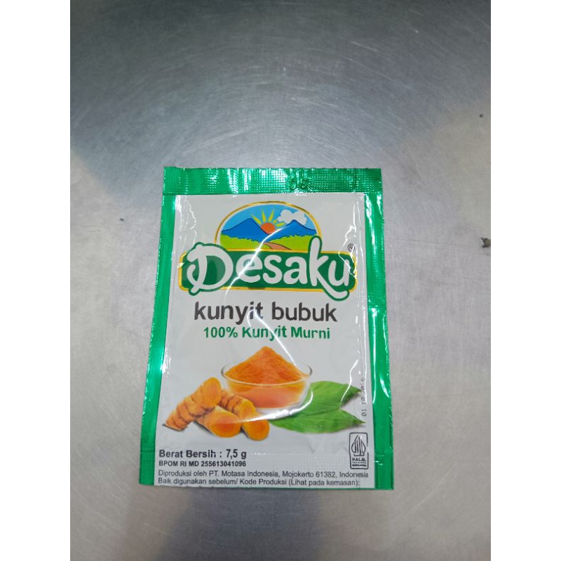 

Desaku kunyit bubuk sachet, bumbu dapur