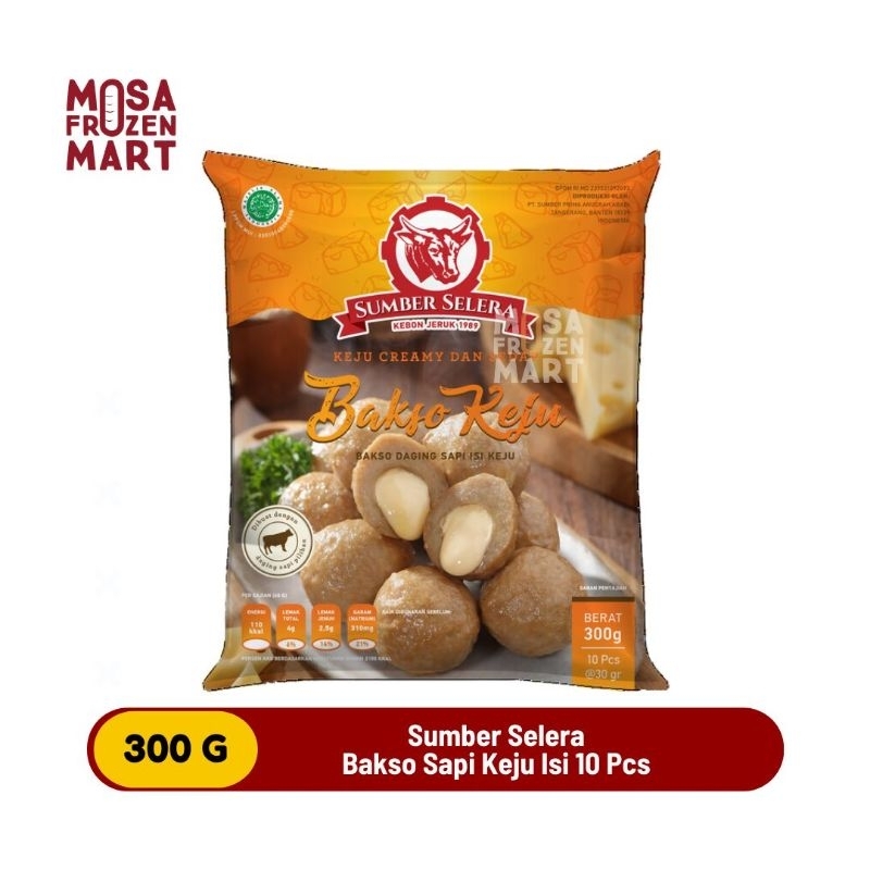 

Sumber Selera Bakso Sapi Keju 300 G Isi 10 Pcs