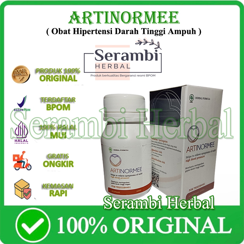 Artinormee Asli 100% Original Herbal Obat Hipertensi Darah Tinggi BPOM