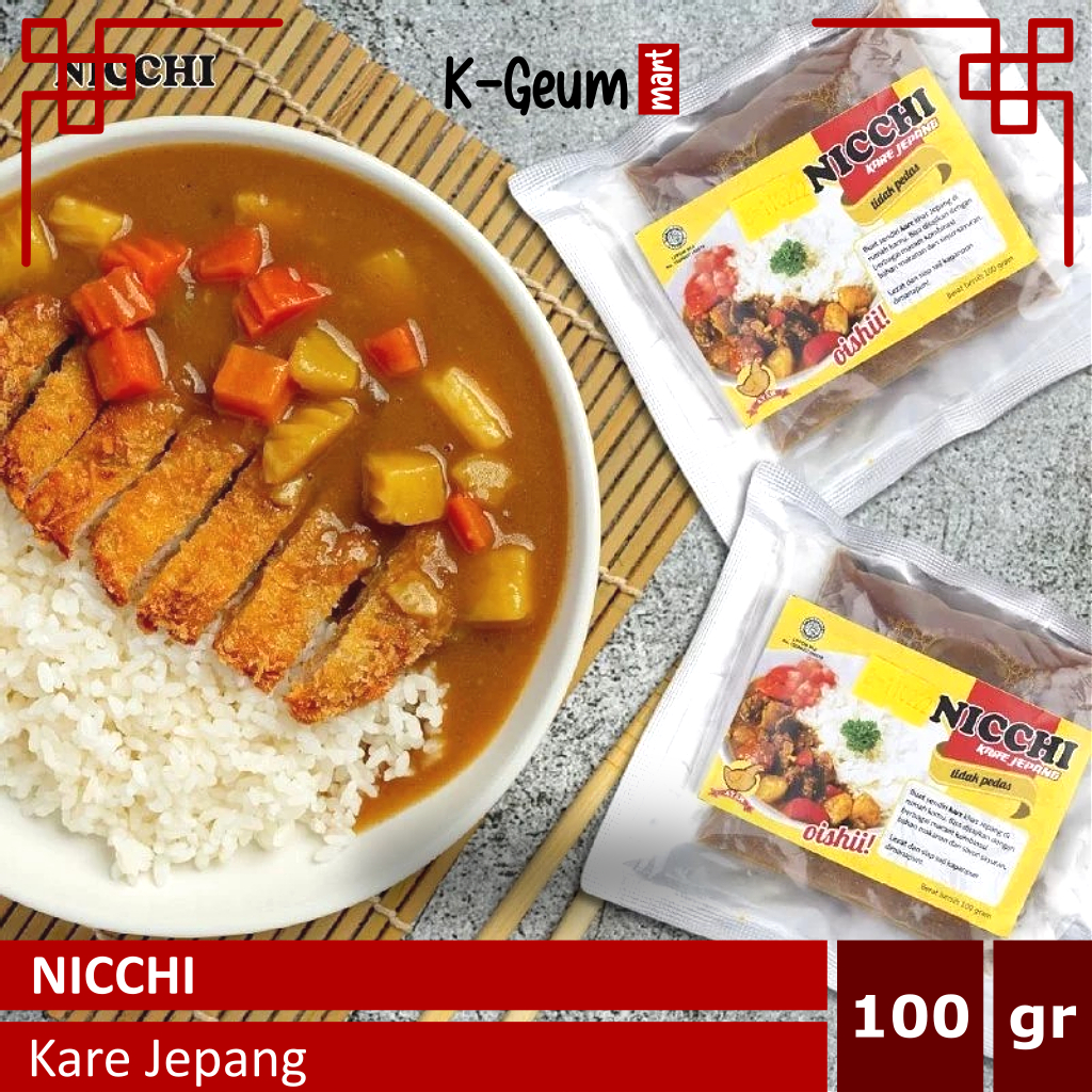 

NICCHI Kare Jepang | Japanese Curry Paste | Kari Non MSG 100 Gram