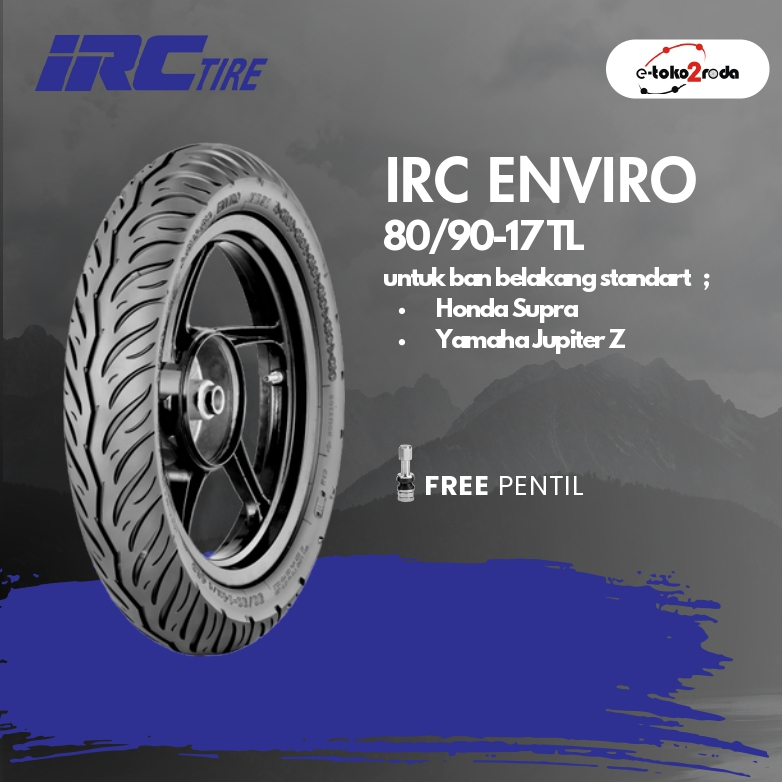 BAN IRC TUBELESS ENVIRO NR91 80/90 RING 17