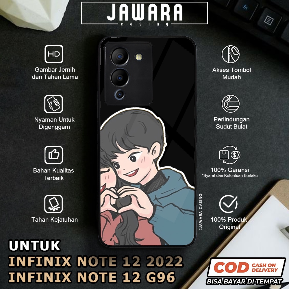 Case Infinix Note 12 2022 G96 Casing Infinix Note 12 2022 G96 [COUPLE] Premium Glossy Case Hp Infini