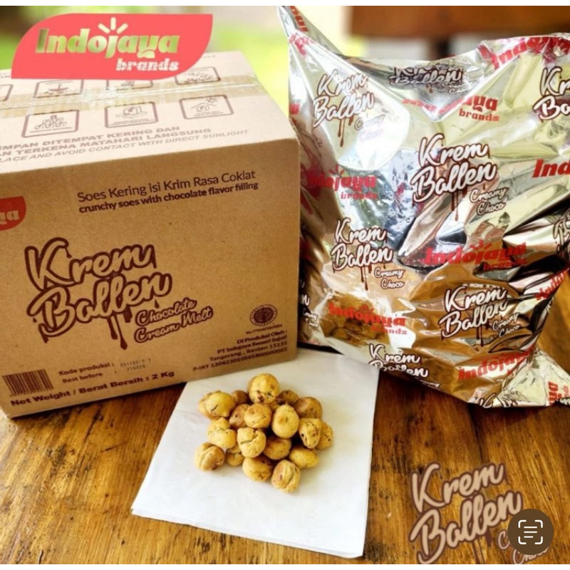 

Soes Coklat Krem Ballen isi 2 kg Soes Musdalifah