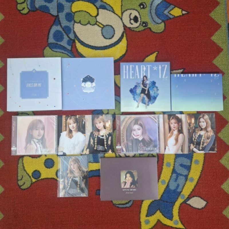 IZ*ONE IZONE Album Only Heart*iz 3rd Single Japan Vampire CD Case Jewel Eyes On Me EOM Concert