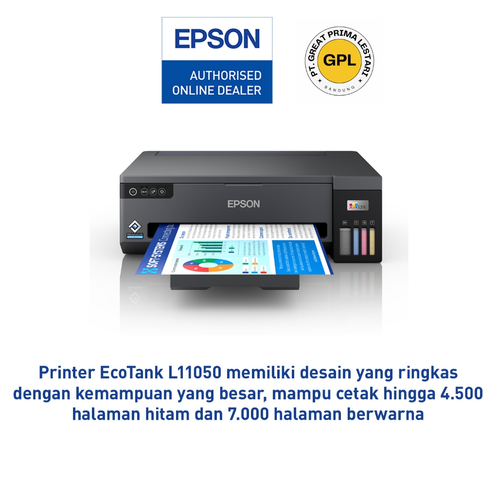 Printer Epson L11050 L 11050 L-11050 A3 A3+ Print Wifi Wireless - Pengganti Epson L1300